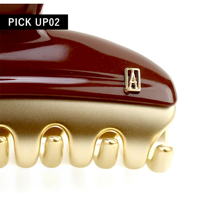 アレクサンドル ドゥ パリ ヘアクリップ レディース ブランド ALEXANDRE DE PARIS ヴァンドームMクリップ ICCM-15571-02-H2 BRUN ヘアアクセサリー
