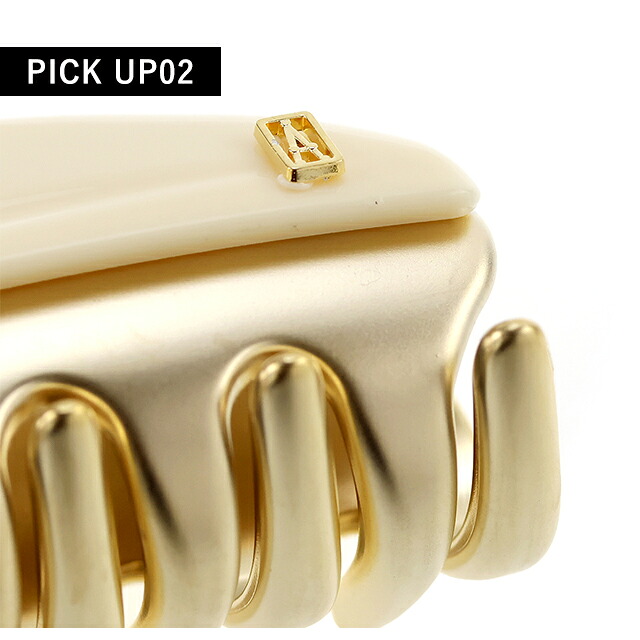 アレクサンドル ドゥ パリ ヘアクリップ レディース ブランド ALEXANDRE DE PARIS ヴァンドームMクリップ ICCM-15571-02-I1 IVOIRE ヘアアクセサリー