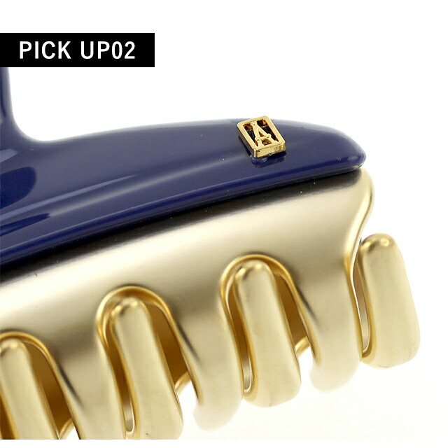 アレクサンドル ドゥ パリ ヘアクリップ レディース ブランド ALEXANDRE DE PARIS ヴァンドームMクリップ ICCM-15571-02-M5 MARINE ヘアアクセサリー