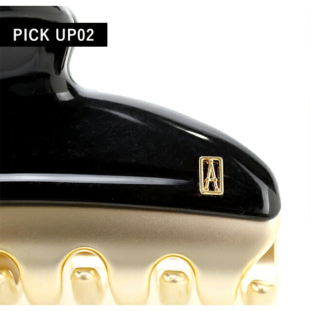 アレクサンドル ドゥ パリ ヘアクリップ レディース ブランド ALEXANDRE DE PARIS ヴァンドームMクリップ ICCM-15571-02-N3 NOIR ヘアアクセサリー