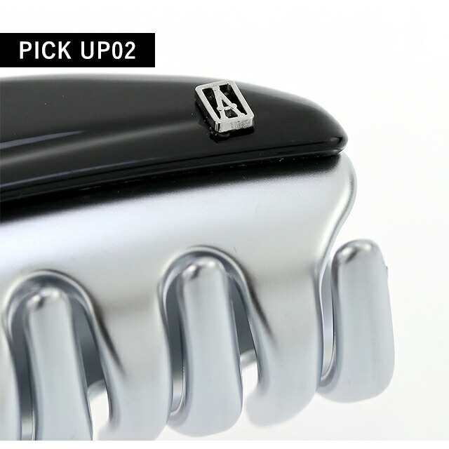 アレクサンドル ドゥ パリ ヘアクリップ レディース ブランド ALEXANDRE DE PARIS ヴァンドームMクリップ ICCM-15571-02-N4 NOIR B ヘアアクセサリー