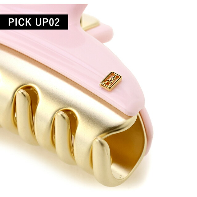 アレクサンドル ドゥ パリ ヘアクリップ レディース ブランド ALEXANDRE DE PARIS ヴァンドームMクリップ ICCM-15571-02-Q10 ROSE GLOSSY ヘアアクセサリー
