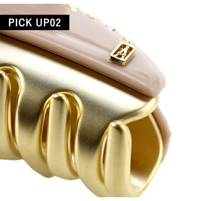 アレクサンドル ドゥ パリ ヘアクリップ レディース ブランド ALEXANDRE DE PARIS VENDOME M クリップ スワロフスキー ICCM-15571-03-S5 BEIGE ヘアアクセサリー