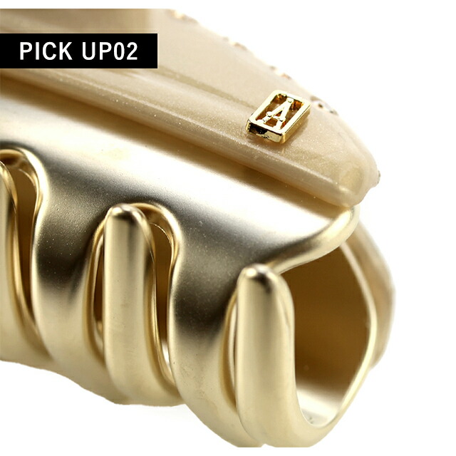 アレクサンドル ドゥ パリ ヘアクリップ レディース ブランド ALEXANDRE DE PARIS VENDOME M クリップ スワロフスキー ICCM-15571-03-X3 PAIL DORE ヘアアクセサリー