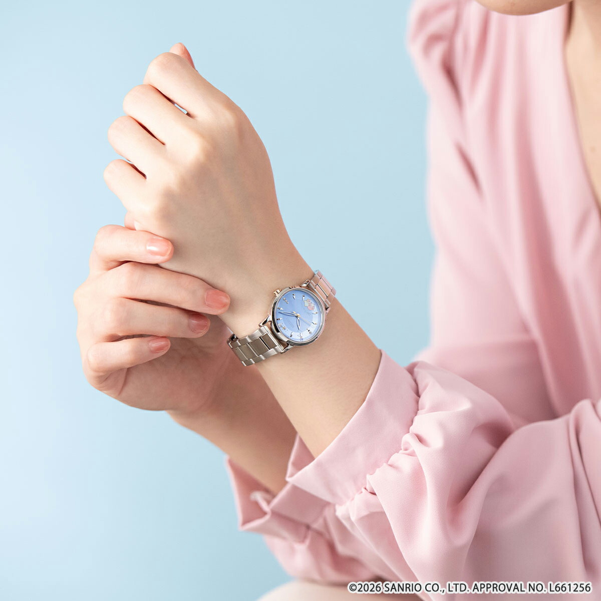 リトルツインスターズ セイコー 50周年記念 コラボウオッチ クオーツ 電池式 腕時計 ブランド レディース 数量限定 51502 アナログ ブルー 日本製 おしゃれ 防水 かわいい プレゼント 女性 実用的