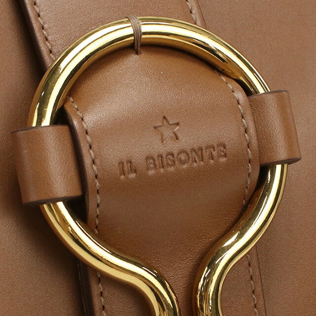 イル ビゾンテ 斜め掛け ショルダーバッグ レディース ブランド IL BISONTE レザー イタリア BBU035 CIOCCOLATO ブラウン系 バッグ