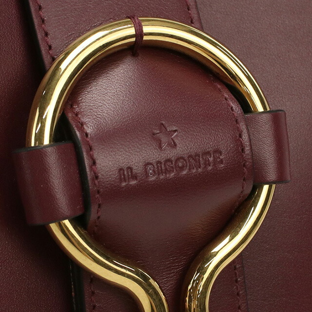 イル ビゾンテ 斜め掛け ショルダーバッグ レディース ブランド IL BISONTE レザー イタリア BBU035 AMARENA ボルドー系 バッグ