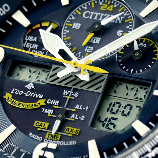 シチズン プロマスター Blue Angels エコドライブ電波 腕時計 ソーラー電波腕時計 メンズ クロノグラフ ソーラー電波 CITIZEN PROMASTER JY8078-52L アナログ ネイビー ブランド おしゃれ 防水 文字盤 大きい プレゼント 男性 実用的