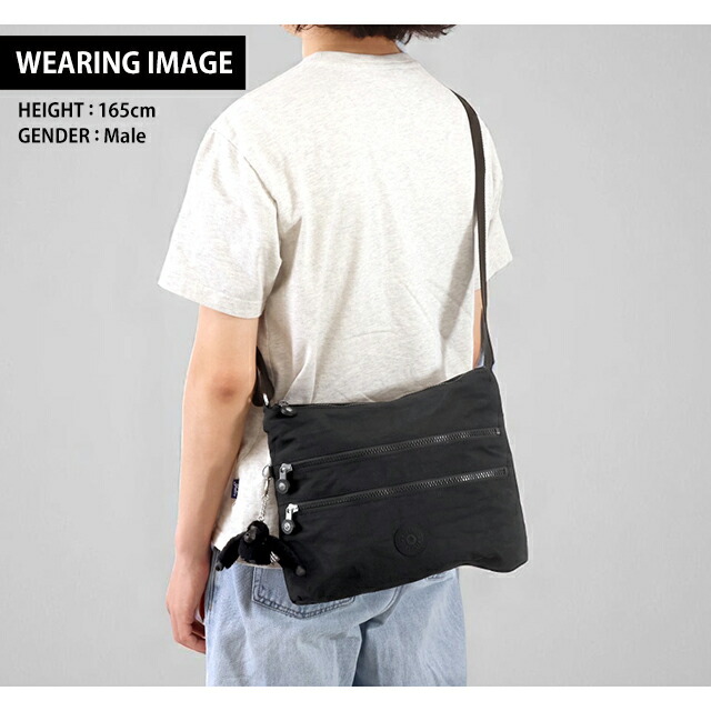キプリング ショルダーバッグ レディース Kipling K13335P39 ブラックノワール 斜めがけ ブランド 高級 おしゃれ プレゼント 女性 実用的 かわいい