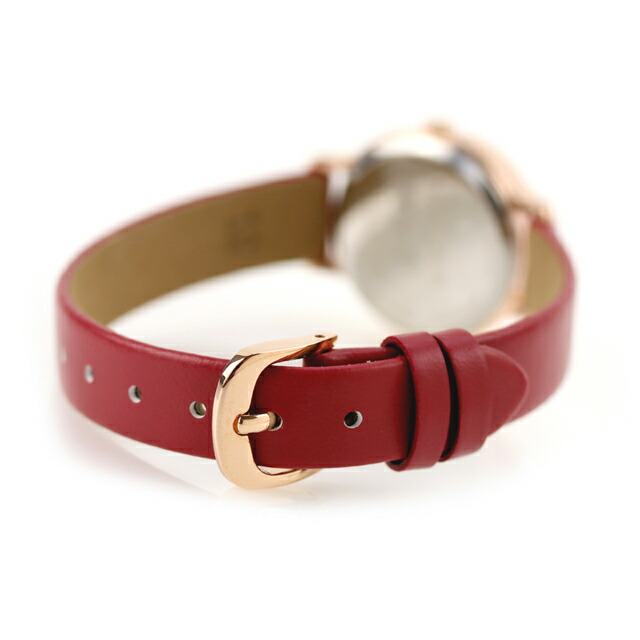 シチズン ウィッカ ソーラーテック 腕時計 レディース CITIZEN wicca KH4-963-14 アナログ ホワイト レッド 白 ブランド おしゃれ 防水 軽い 華奢 かわいい プレゼント 女性 実用的