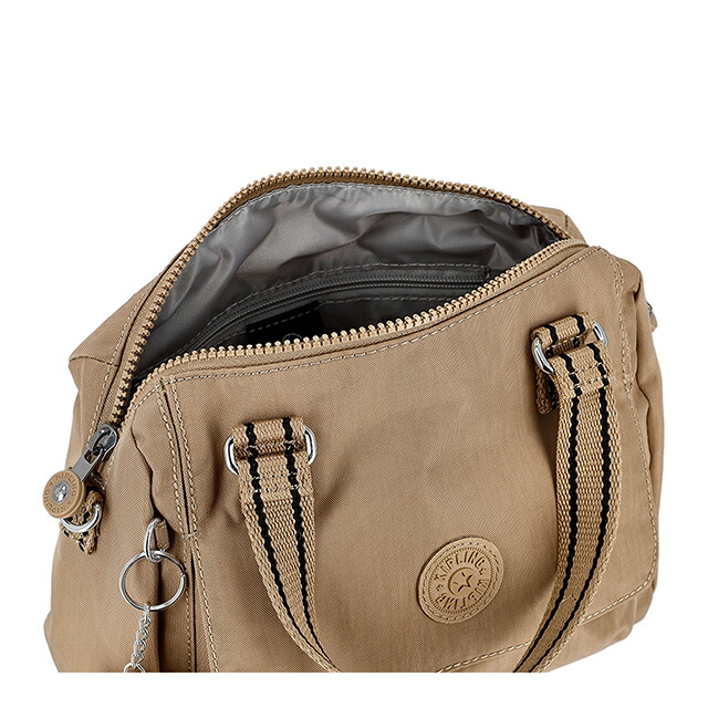 キプリング ハンドバッグ レディース ブランド Kipling CHINA KI36470NW EARLY TAN P ブラウン 軽量 小さめ 手提げ 高級 おしゃれ プレゼント 女性 実用的 かわいい