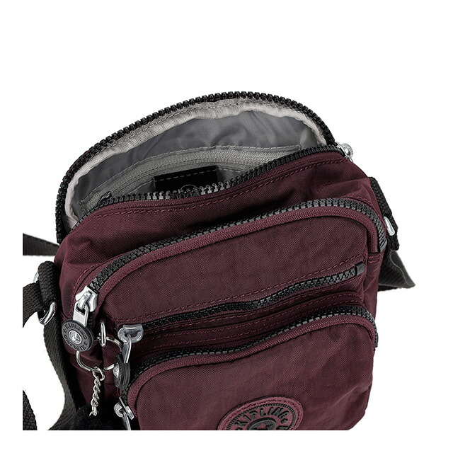 キプリング ショルダーバッグ レディース ブランド Kipling KI91611QG MULBERRY MOCHA ボルドー 斜めがけ 高級 おしゃれ プレゼント 女性 実用的 かわいい