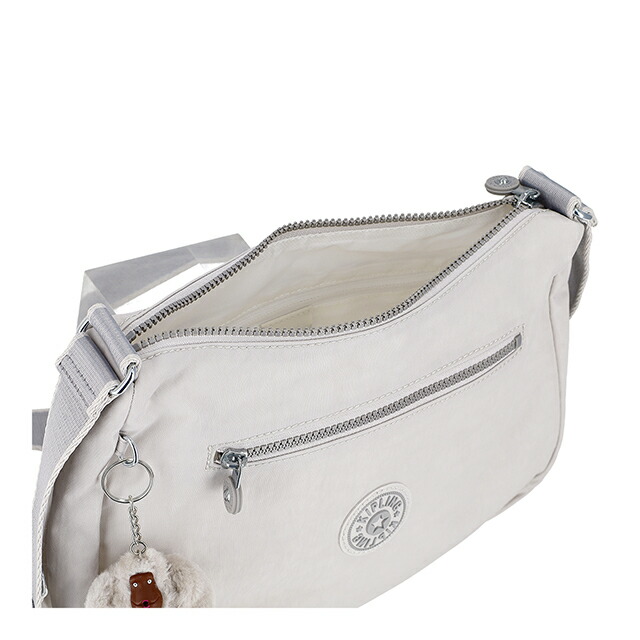 キプリング ショルダーバッグ レディース ブランド Kipling CHINA KI92620NR COOL FOG ライトグレー 斜めがけ 高級 おしゃれ プレゼント 女性 実用的 かわいい