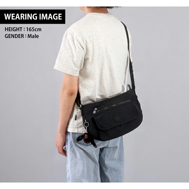 キプリング ショルダーバッグ レディース Kipling KI93900DH ブラックトナル 斜めがけ ブランド 高級 おしゃれ プレゼント 女性 実用的 かわいい