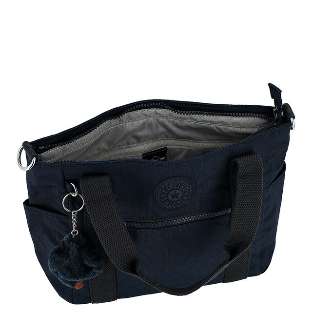 キプリング ハンドバッグ レディース ブランド Kipling KIB9K84DX ネイビー 軽量 小さめ 手提げ 高級 おしゃれ プレゼント 女性 実用的 かわいい