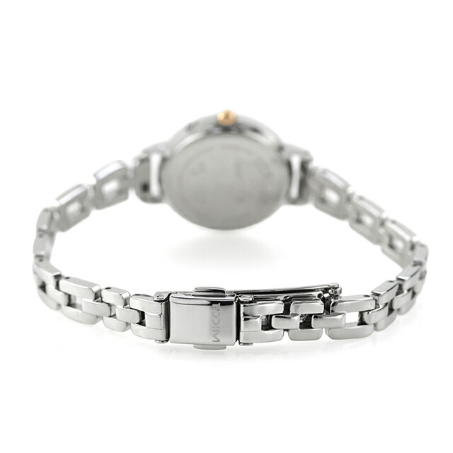 シチズン ウィッカ ソーラーテック電波 腕時計 ブランド レディース 電波ソーラー CITIZEN wicca KL0-537-21 アナログ ホワイトシェル 白 おしゃれ 防水 軽い 華奢 かわいい プレゼント 女性 実用的