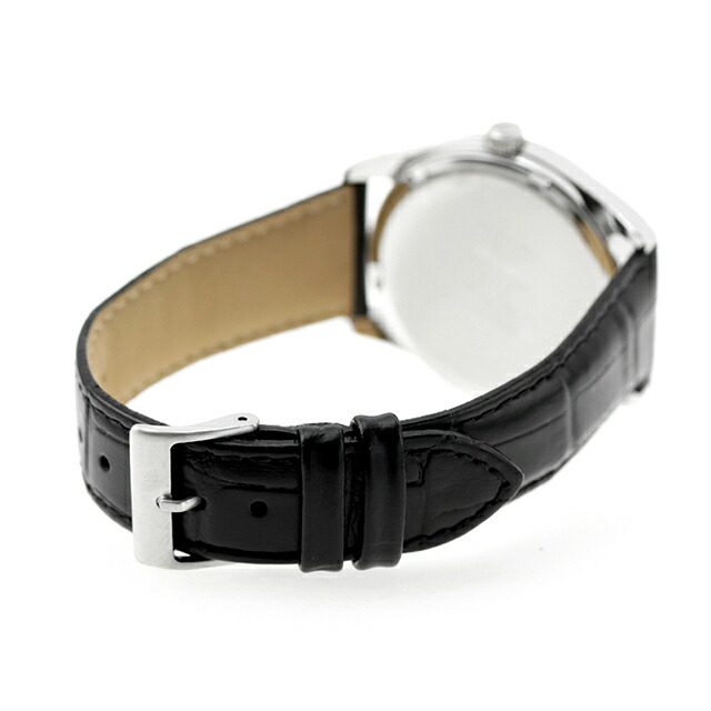 シチズン レグノ スタンダード リングソーラー 腕時計 KM1-211-10 CITIZEN REGUNO シルバー ブラック 時計 ブランド おしゃれ 防水 プレゼント 男性 実用的