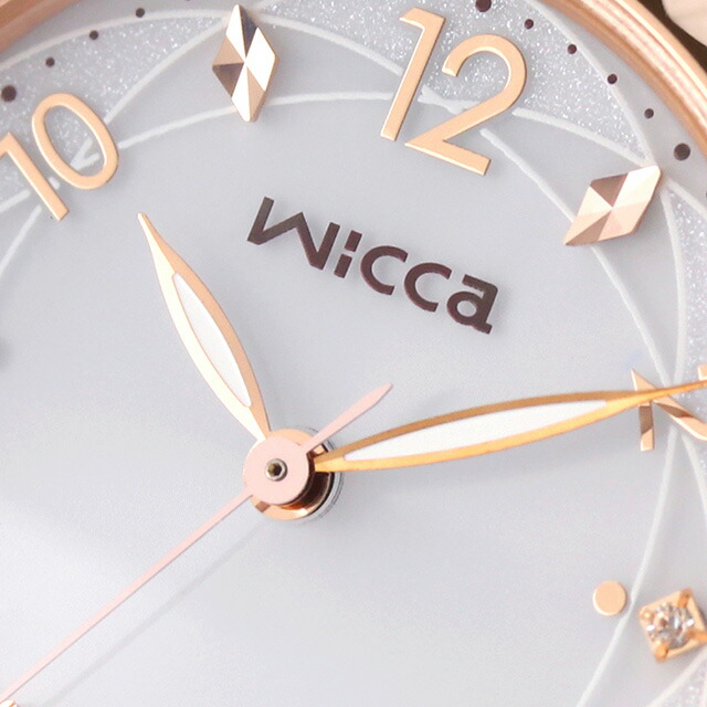 シチズン ウィッカ ベーシックモデル ソーラーテック 腕時計 レディース 替えベルト CITIZEN wicca KP6-065-11 アナログ ホワイト ピンクゴールド 白 ブランド おしゃれ 防水 軽い 華奢 かわいい プレゼント 女性 実用的