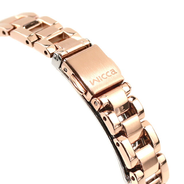 シチズン ウィッカ ソーラーテック電波 腕時計 ブランド レディース 電波ソーラー CITIZEN wicca KS1-864-13 アナログ シルバー ピンクゴールド おしゃれ 防水 軽い 華奢 かわいい プレゼント 女性 実用的