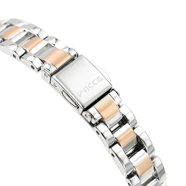 シチズン ウィッカ ソーラーテック電波時計 腕時計 ブランド レディース 電波ソーラー CITIZEN wicca KS4-031-11 アナログ シルバー ピンクゴールド おしゃれ 防水 軽い 華奢 かわいい プレゼント 女性 実用的