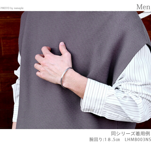 ライオンハート バングル メンズ ブランド LION HEART ステンレススチール LHMB003NS シルバー アクセサリー