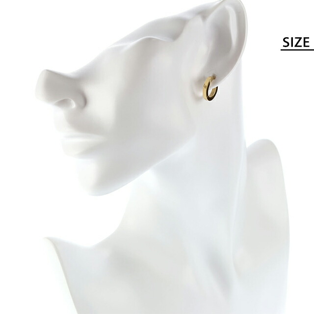 ライオンハート ピアス メンズ レディース ブランド LION HEART サージカルステンレス フープ 片耳用 LHMP006NYG ゴールド アクセサリー