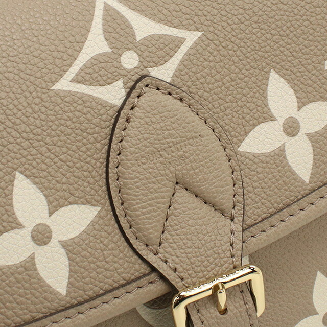 ルイヴィトン ショルダーバッグ レディース ブランド LOUIS VUITTON バイカラーモノグラム・アンプラント ディアヌ M46583 ベージュ バッグ 斜めがけ 高級 おしゃれ プレゼント 女性 実用的 かわいい