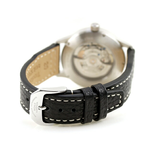 ミューレ・グラスヒュッテ Terrasport II 自動巻き 腕時計 ブランド メンズ Muhle Glashutte M1-37-44-LB アナログ ブラック 黒 ドイツ製