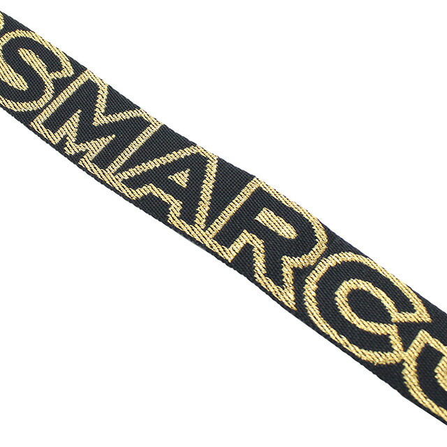 マークジェイコブス ショルダーストラップ レディース ブランド MARC JACOBS THE THIN STRAP 2S3SST002S02 BLACK-GOLD 小物
