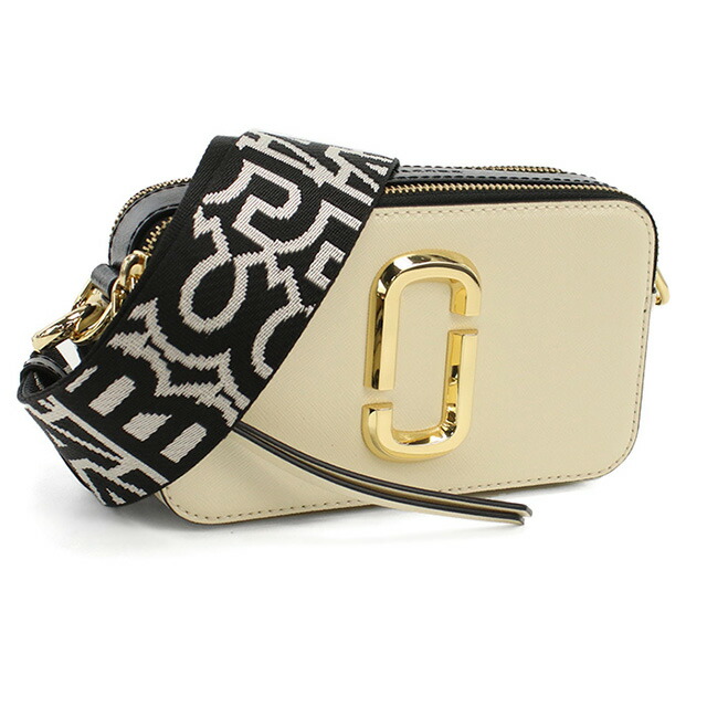 マーク・ジェイコブス 斜め掛け ショルダーバッグ レディース MARC JACOBS THE SNAPSHOT フィリピン 2S3HCR500H03 CLOUD WHITE-MULTI ホワイト系 バッグ 斜めがけ ブランド 高級 おしゃれ プレゼント 女性 実用的 かわいい