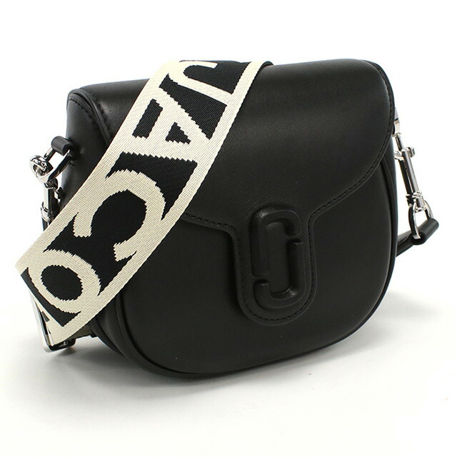 マーク・ジェイコブス 斜め掛け ショルダーバッグ レディース MARC JACOBS THE SMALL SADDLE BAG レザー ベトナム 2S3HMS003H03 BLACK ブラック バッグ 斜めがけ ブランド 高級 おしゃれ プレゼント 女性 実用的 かわいい