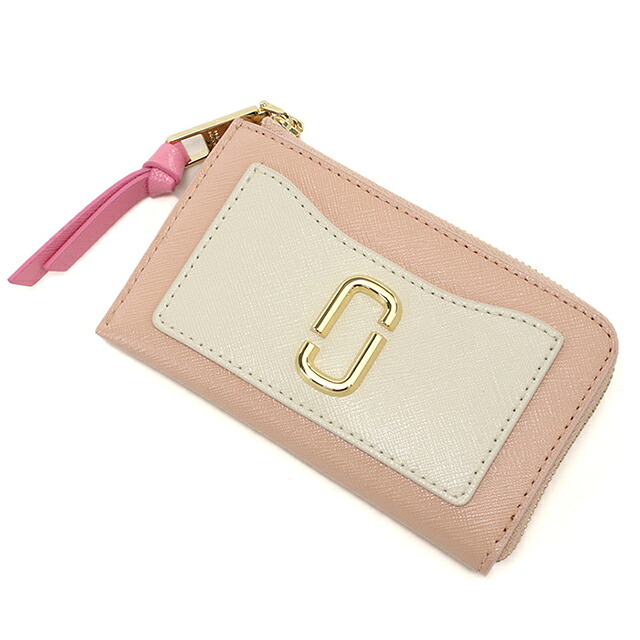 マークジェイコブス キーリング付小銭入れ レディース ブランド MARC JACOBS THE TOP ZIP MULTI WALLET フラグメントケース 2F3SMP063S07 ROSE MULTI