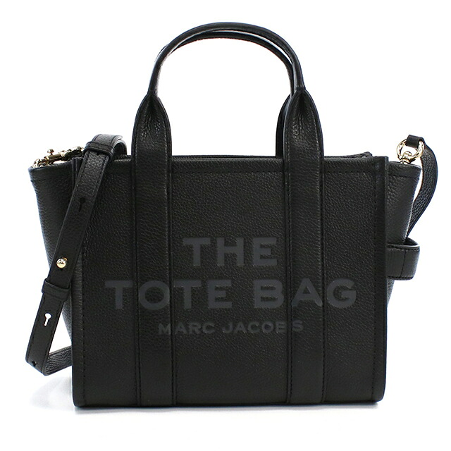マークジェイコブス トートバッグ レディース ブランド MARC JACOBS MINI TRAVELER TOTE 2WAY レザー H009L01SP21 ブラック 軽量 手提げ 高級 おしゃれ プレゼント 女性 実用的 かわいい