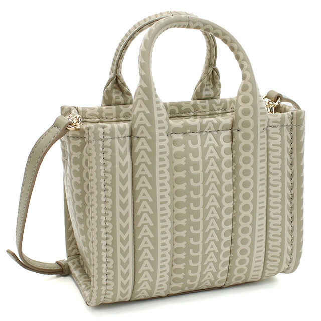 マーク・ジェイコブス トートバッグ レディース MARC JACOBS THE MICRO TOTE レザー ベトナム H052L03FA22 KHAKI カーキ ベージュ系 バッグ 軽量 手提げ ブランド 高級 おしゃれ プレゼント 女性 実用的 かわいい