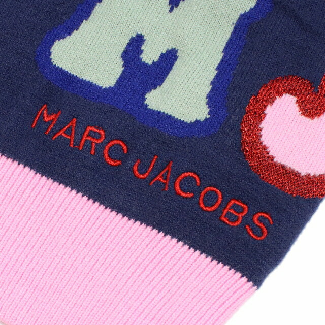 子供服 キッズ 女の子 男の子 高級 ブランド 出産祝い ギフト おしゃれ マークジェイコブス ニット ベビー MARC JACOBS W12428 NAVY ネイビー系 マルチカラー ウェア 選べるモデル