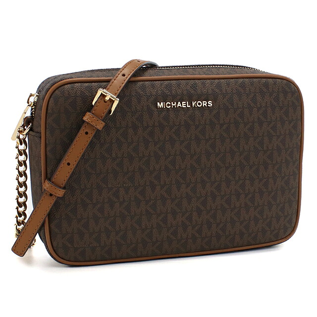 マイケルコース 斜め掛け ショルダーバッグ レディース ブランド MICHAEL KORS JET SET 32F1GJ6C7B ブラウン