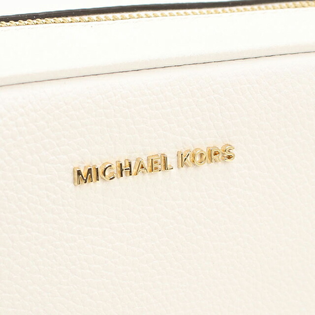 マイケルコース 斜め掛け ショルダーバッグ レディース ブランド MICHAEL KORS JET SET レザー 32F7GGNM8L ホワイト