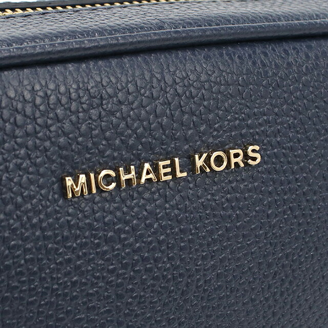 マイケルコース 斜め掛け ショルダーバッグ レディース ブランド MICHAEL KORS JET SET レザー 32F7GGNM8L ネイビー