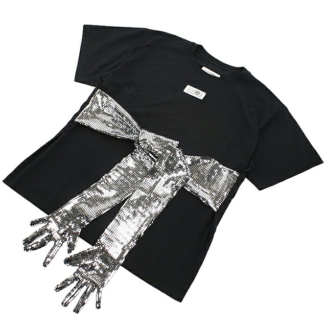 エムエムシックス 半袖Tシャツ レディース ブランド MM6 S52GC0358 ブラック ウェア 選べるモデル