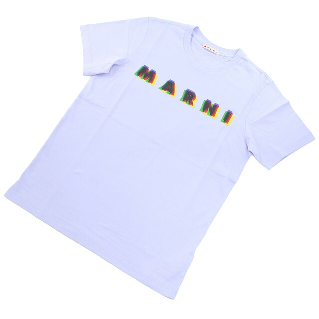 マルニ Tシャツ メンズ ブランド MARNI コットン100% ポルトガル HUMU0198PE パープル系 ファッション 選べるモデル プレゼント 実用的