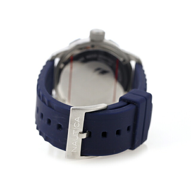 ノーティカ NSR100 ジェリー 44mm クオーツ NAD09602G 100m防水 腕時計 メンズ ネイビー NAUTICA ブランド おしゃれ 防水 プレゼント 男性 実用的