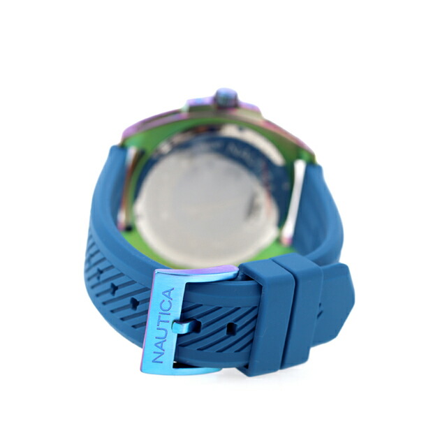 ノーティカ ティン キャン ベイ クオーツ 腕時計 メンズ NAUTICA NAPTCF201 アナログ ブルー ブランド おしゃれ 防水 プレゼント 男性 実用的