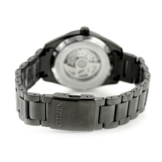 シチズン コレクション メカニカル 自動巻き 腕時計 メンズ CITIZEN COLLECTION NB1054-58E アナログ ブラック 黒 日本製 ブランド おしゃれ 防水 プレゼント 男性 実用的