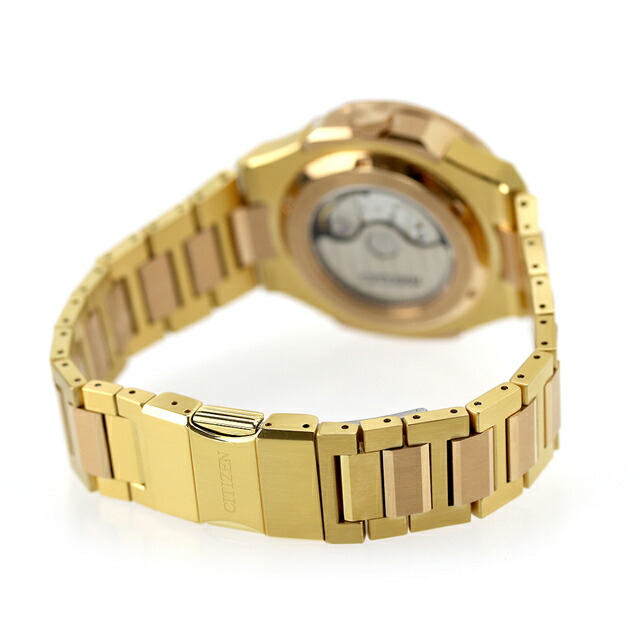 シチズン シリーズ8 880 メカニカル 自動巻き 腕時計 ブランド メンズ CITIZEN Series 8 NB6033-51E アナログ ブラック ゴールド ピンクゴールド 黒 日本製 高級 おしゃれ 防水 文字盤 大きい プレゼント 男性 実用的