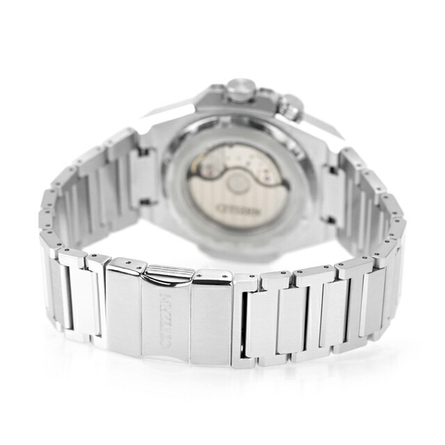 シチズン シリーズ8 890 Mechanical 自動巻き 腕時計 メンズ 耐磁2種 CITIZEN Series 8 NB6060-58L アナログ ブルー 日本製 高級 ブランド おしゃれ 防水 文字盤 大きい プレゼント 男性 実用的