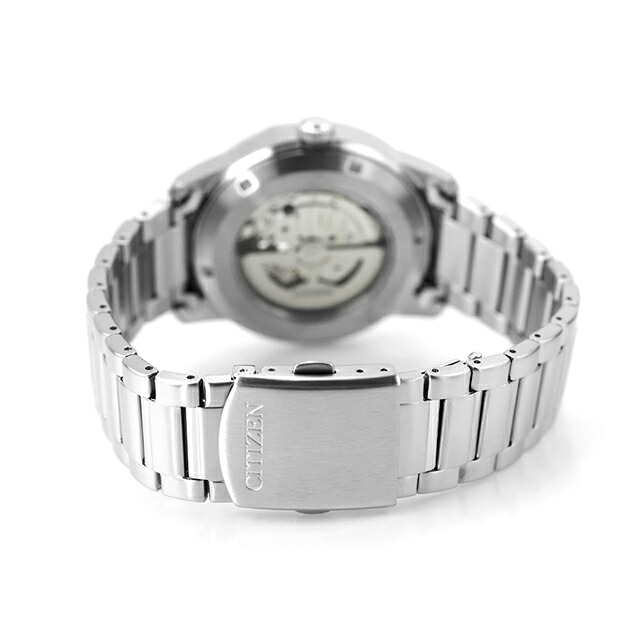 シチズン コレクション メカニカル 自動巻き 腕時計 ブランド メンズ オープンハート CITIZEN COLLECTION NH9150-52L アナログ ブルー 日本製 おしゃれ 防水 プレゼント 男性 実用的