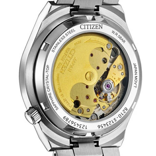 シチズン コレクション TSUYOSA 自動巻き 腕時計 ブランド メンズ レディース CITIZEN COLLECTION NJ0200-50X アナログ グリーン おしゃれ 防水 プレゼント 実用的