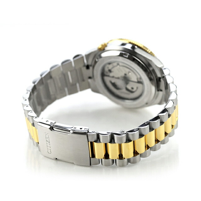 シチズン コレクション TSUYOSA 自動巻き 腕時計 ブランド メンズ CITIZEN COLLECTION NJ0234-58X アナログ レッド ゴールド 赤 おしゃれ 防水 プレゼント 男性 実用的