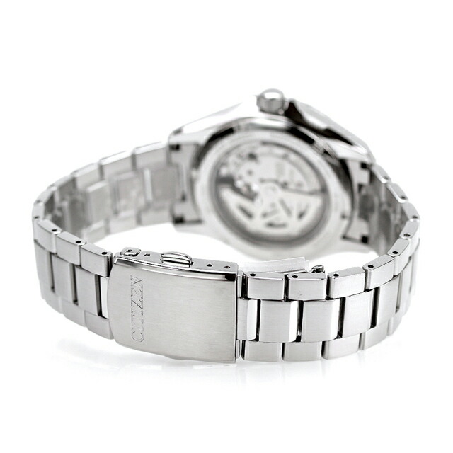 シチズン コレクション メカニカル 自動巻き 腕時計 メンズ オープンハート CITIZEN COLLECTION NP1010-78L アナログ ブルー 日本製 ブランド おしゃれ 防水 プレゼント 男性 実用的