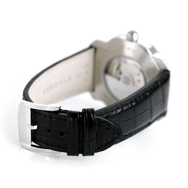 ブルガリ オクト ローマ 41mm メンズ 腕時計 OC41C6SLD BVLGARI ホワイト ブラック 高級 ブランド おしゃれ 防水 プレゼント 男性 実用的